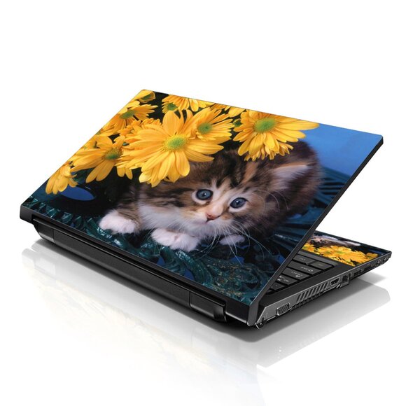 LSS 15.6 & 17.3 Inches Laptop Notebook Skin Sticker Decal - Baby Cat - Picture 1 of 2